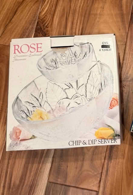 Photo of free Chip and dip glass serving dish (8 Mile & Meadowbrook) #1