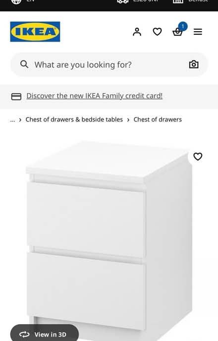 Photo of IKEA drawer unit (LS26 Leeds Rothwell) #2