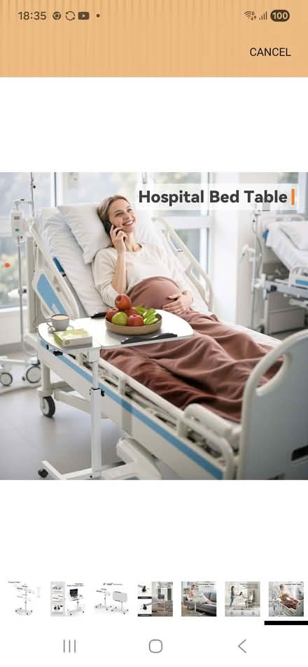 Photo of free Extendable Laptop Table/Bedside Table (CT9) #4