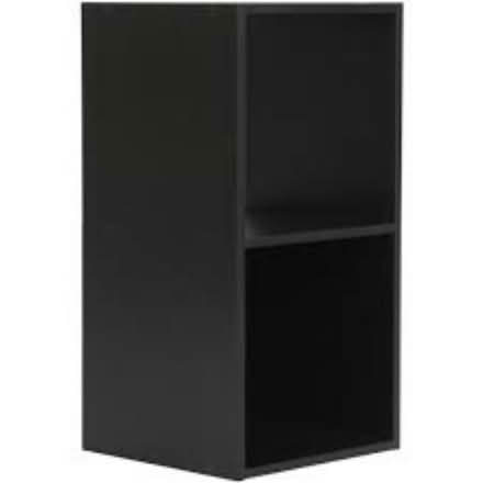 Photo of free small black three shelf bookcase (Galleons Reach E16) #1