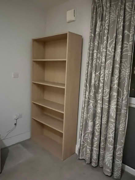 Photo of free Wood look bookcase 5 shelves (Wandsworth SW18) #1