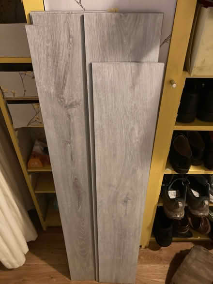 Photo of free Grey laminate flooring (Worcester Park KT4) #1
