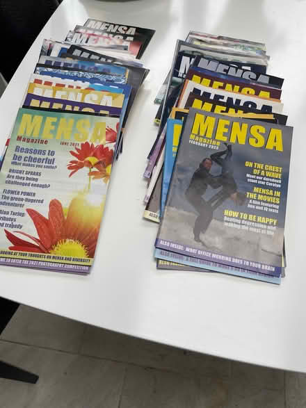 Photo of free MENSA MAGAZINES X 4 dozen (Woodford IG8) #1