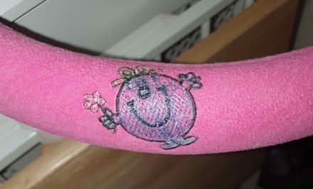 Photo of free steering wheel cover PINK LITTLE MISS AND MR MEN (Crown Wood RG12) #1