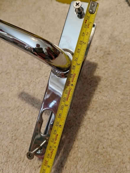 Photo of free Chrome door handle (Manor Farm BS10) #2
