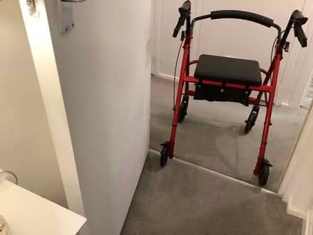 Photo of free 4wheel walker with seat (BN1 Preston Road Brighton) #1