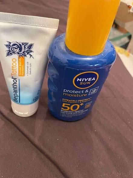 Photo of free Tattoo cream and sun tan lotion (Wandsworth SW18) #1