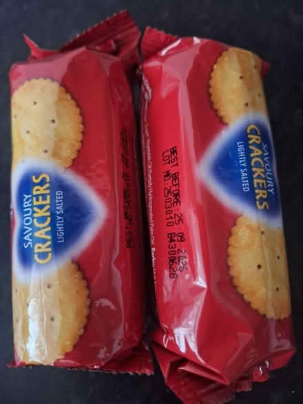 Photo of free 2 Unopened Savoury Crackers (Hackney E9) #1