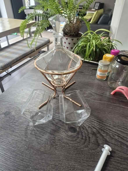 Photo of free Decanter and 2 glasses (Shrewsbury SY2) #1