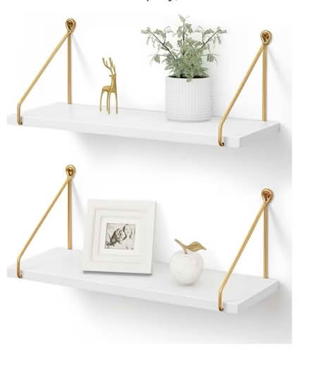 Photo of White table top & shelfs (Bowes Park N13) #2