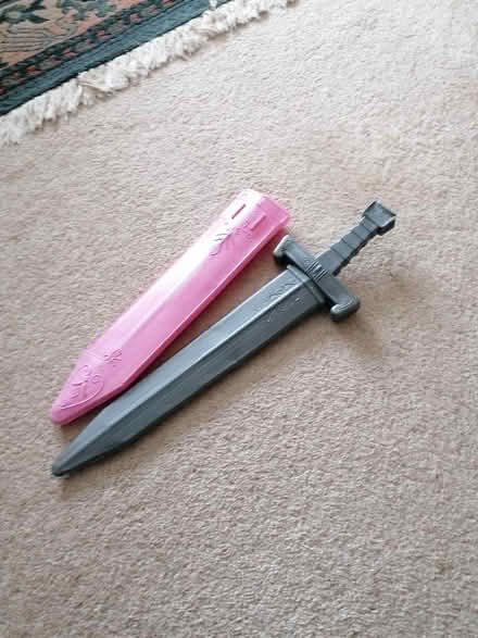 Photo of free Pink plastic sword (Langney BN23) #1
