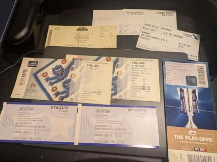 Photo of free Memorabilia - vintage show and football tickets (NW10) #1