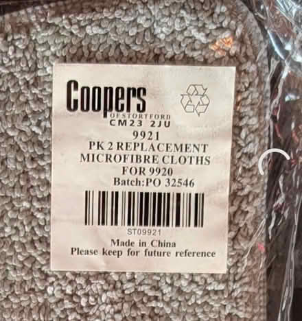 Photo of free Coopers of stortford mop pads (Colchester CO4 Parsons Heath) #3