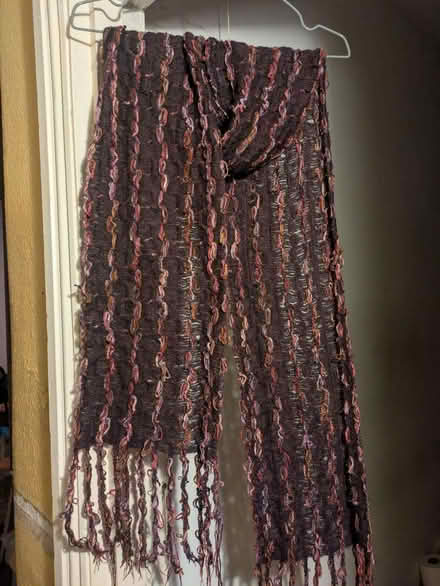 Photo of free Woven purple scarf (NW10) #1