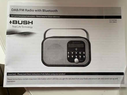 Photo of free Bush DAB Radio (CM1 Broomfield) #2