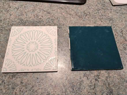 Photo of free Used 1970s Green bathroom tiles (Worcester WR5) #1