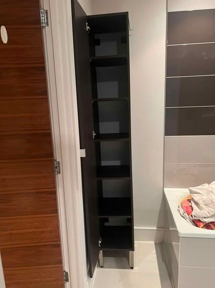 Photo of free Dark wood Ikea cupboard (Wandsworth SW18) #3