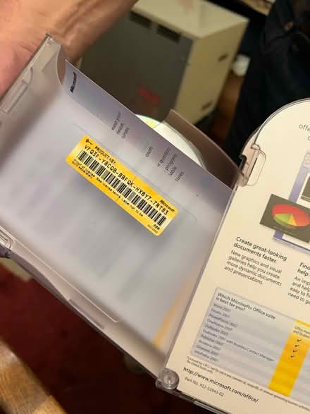 Photo of free Microsoft Office Home&Student 2007 (Finchampstead, RG40) #2