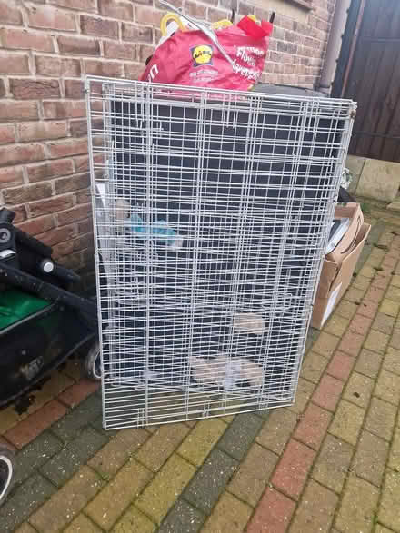 Photo of free Large Dog Crate (Brotherton WF11) #1