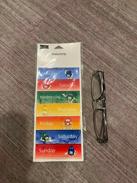 Photo of free M&M fridge magnets day of week (Golden Triangle) #1