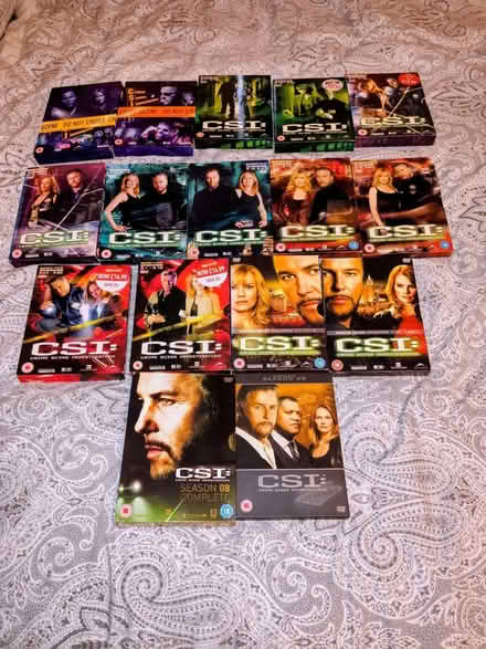 Photo of free CSI DVDs Season 1 To 9 Dvd Box Sets (Barnard's Green WR14) #1