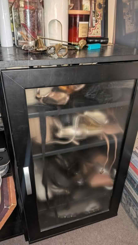 Photo of free black shoe cabinet (Galleons Reach E16) #1