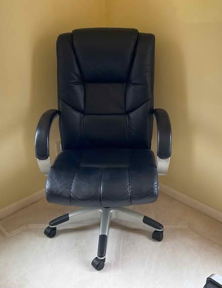 Photo of free Leather Office Chair (Long Valley, NJ) #1