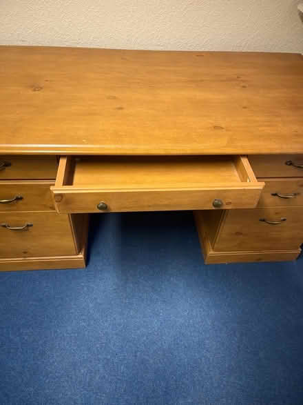 Photo of free Wooden Office Desk (Penwortham PR1) #3