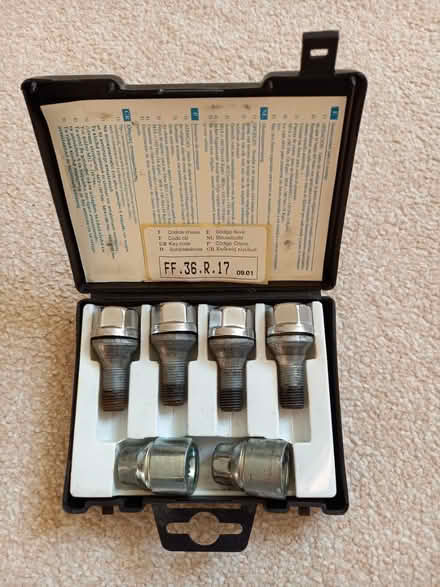 Photo of free Locking set wheel nuts (Bexhill.) #2
