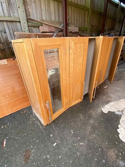 Photo of free Wooden kitchen wall unit (Totley) #2