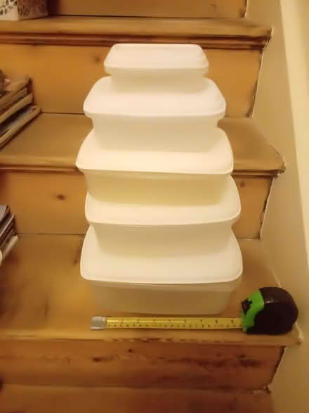 Photo of free Selection of Used Plastic Storage Containers with Lids (Kendal LA9) #3