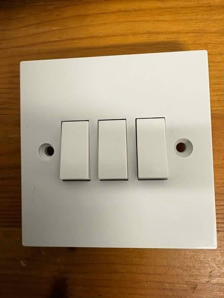 Photo of free 3-gang light switch (Hillcliffe WA4) #1