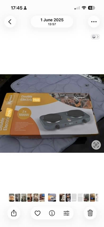 Photo of free Kampa electric hob (Blaby LE8) #1