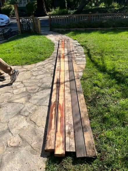 Photo of free Five 16 foot long 2 by 4s (Menlo Park) #1