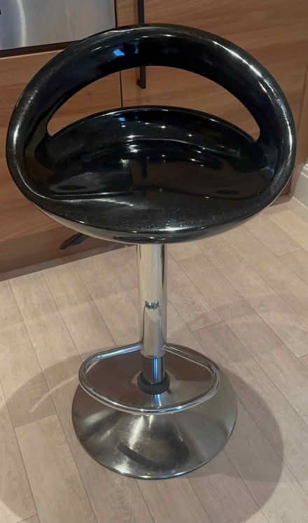 Photo of free Black gloss adjustable bar stool (Beaconsfield HP9) #1