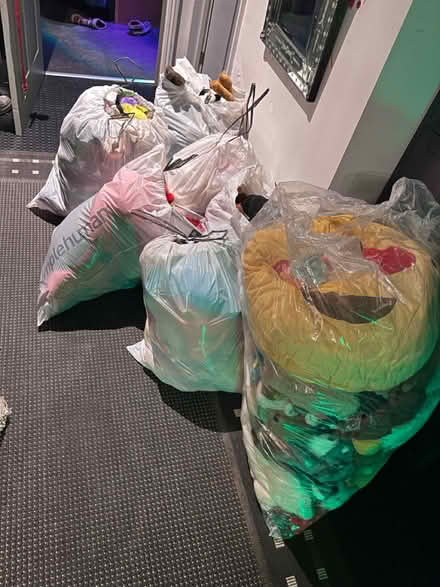 Photo of free A mass of cuddly toys (Lambs Green RH12) #1