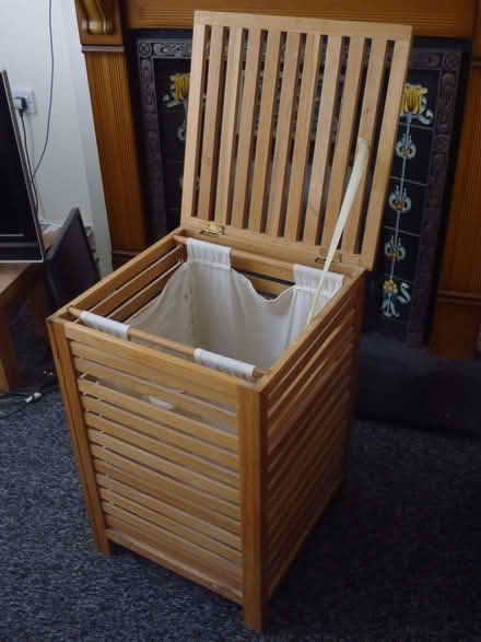 Photo of free Wooden laundry basket (Cowley OX4) #2