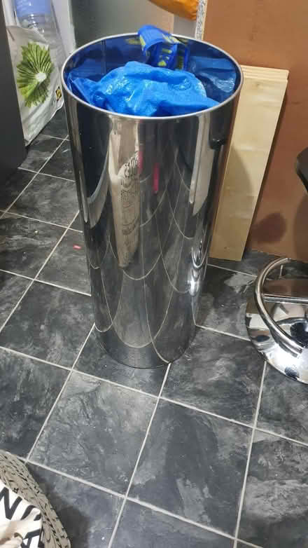 Photo of free Chrome bin with no lid (thornton heath CR7) #1