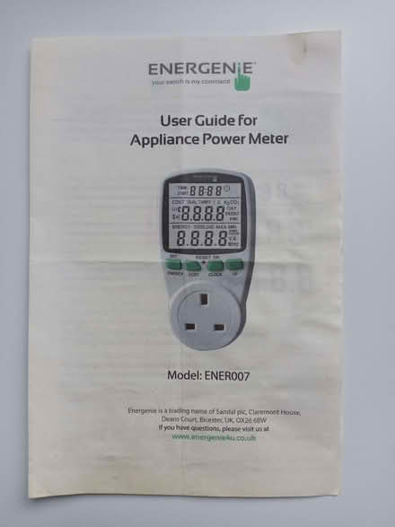 Photo of free Energy Saving Appliance Power Meter (Netherfield MK6) #3