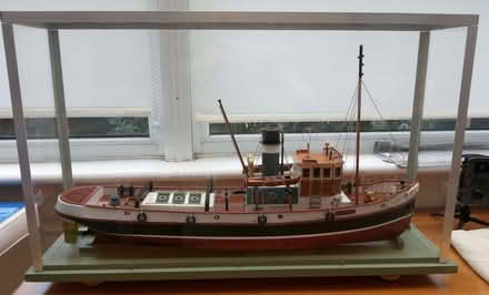 Photo of free Large model tug boat in display case. (Bawdrip TA7) #1