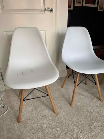 Photo of free 2 dining table chairs (Leeds LS10) #1
