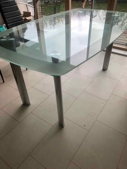 Photo of free Glass dining table and 4 chairs (Marks Tey CO6) #2