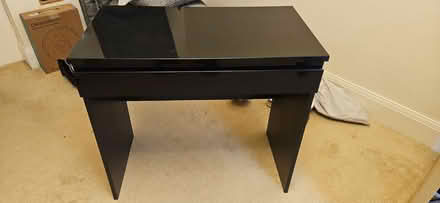 Photo of free Black high gloss desk/make up table (Halton LA2) #3