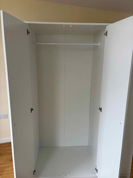 Photo of free Ikea white triple wardrobe (Kingston KT1) #2