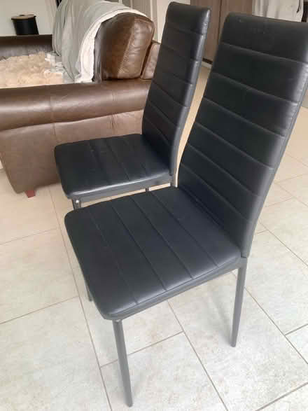 Photo of free Glass dining table and 4 chairs (Marks Tey CO6) #4