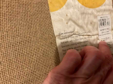 Photo of free Red wool rug John Lewis 100% wool (SE26) #2