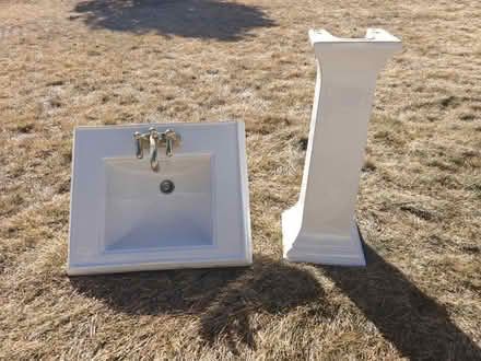 Photo of free Kohler Pedestal Sink (Near 92nd and Sheridan) #2