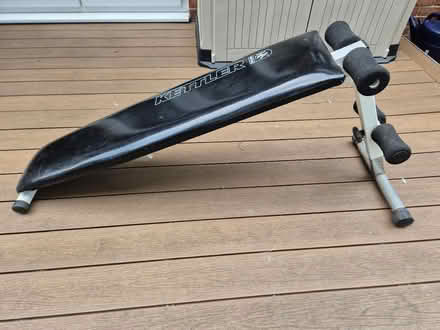 Photo of free Kettler decline abdominal workout bench. (Woodseats S8) #1