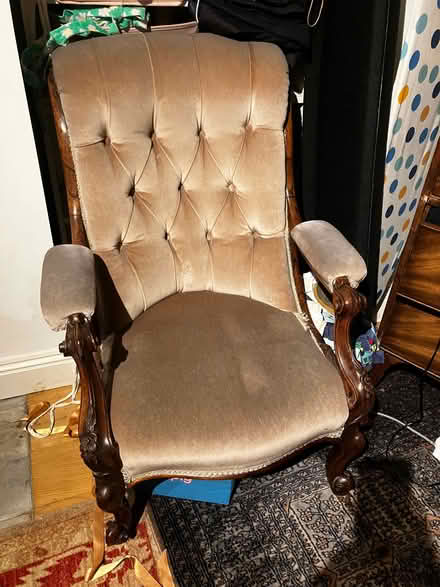 Photo of free Victorian armchair (Walton Manor OX2) #1
