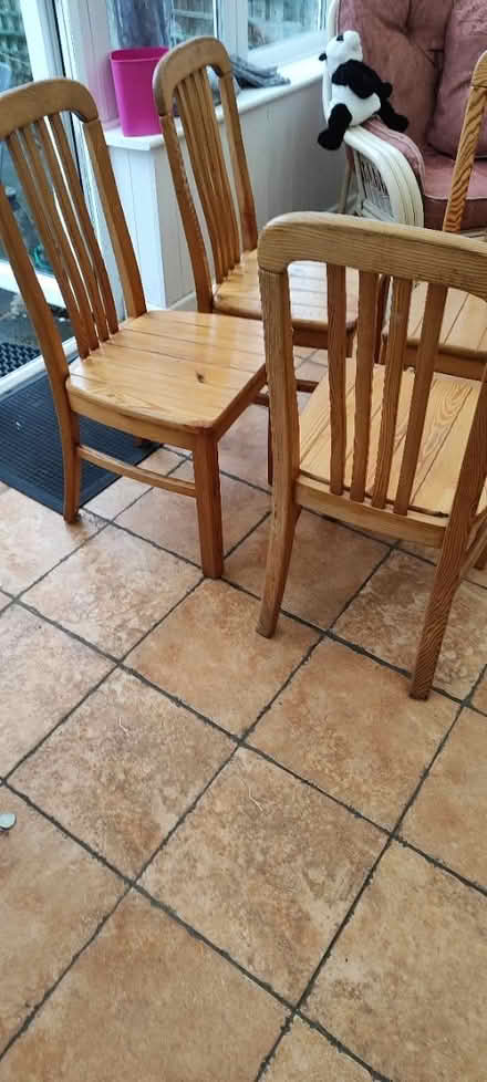 Photo of free 4 kitchen chairs (Dublin 12) #3